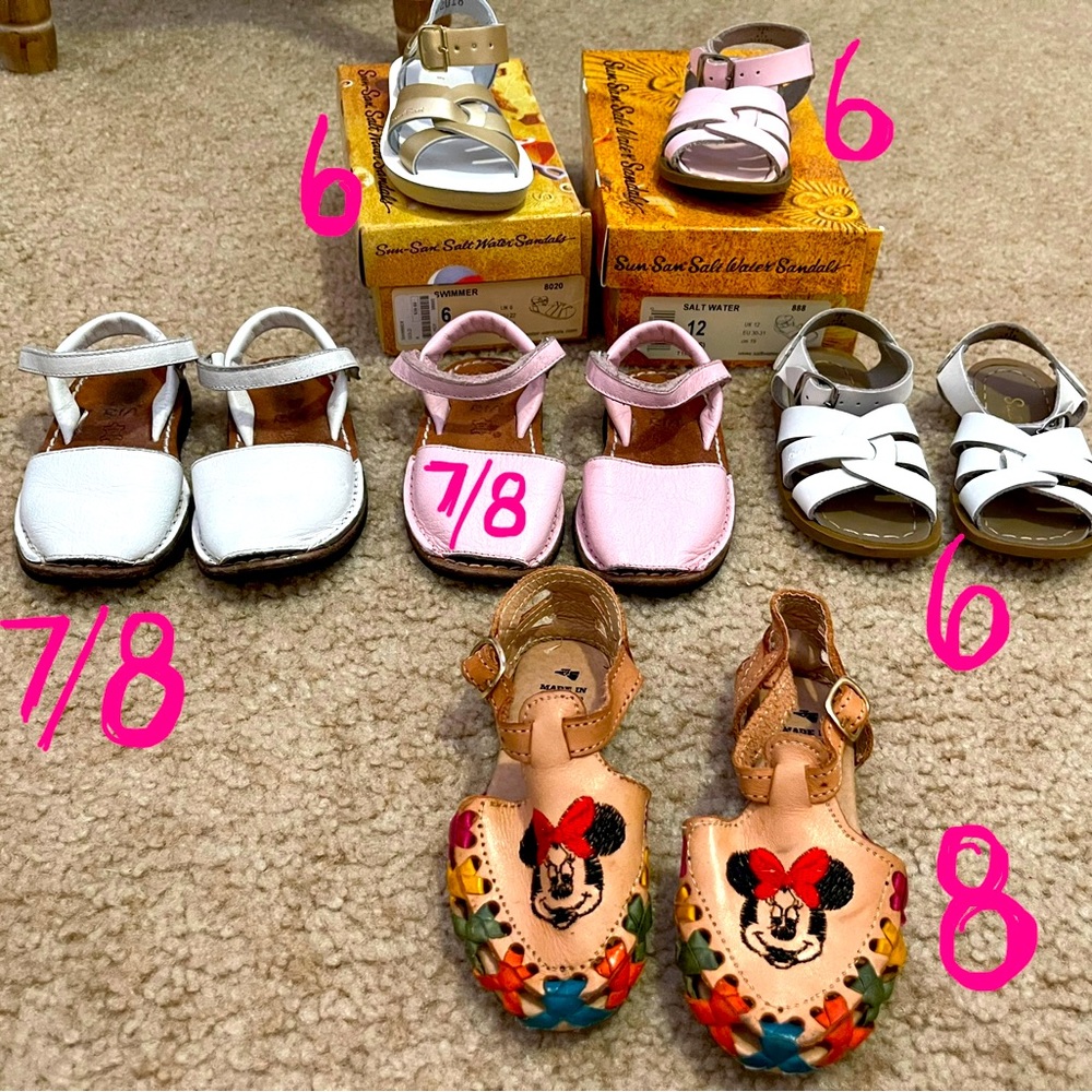 Toddlers Salt-Water sandals,Zara, Spanish leather sandals 💕